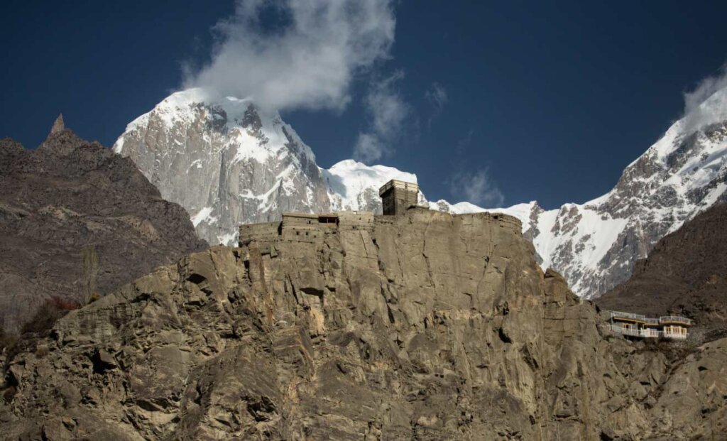 Ariel view of Altit Fort hunza Valley