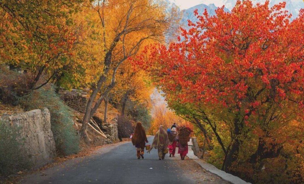 Beautiful Autumn Hunza Nagar Valley