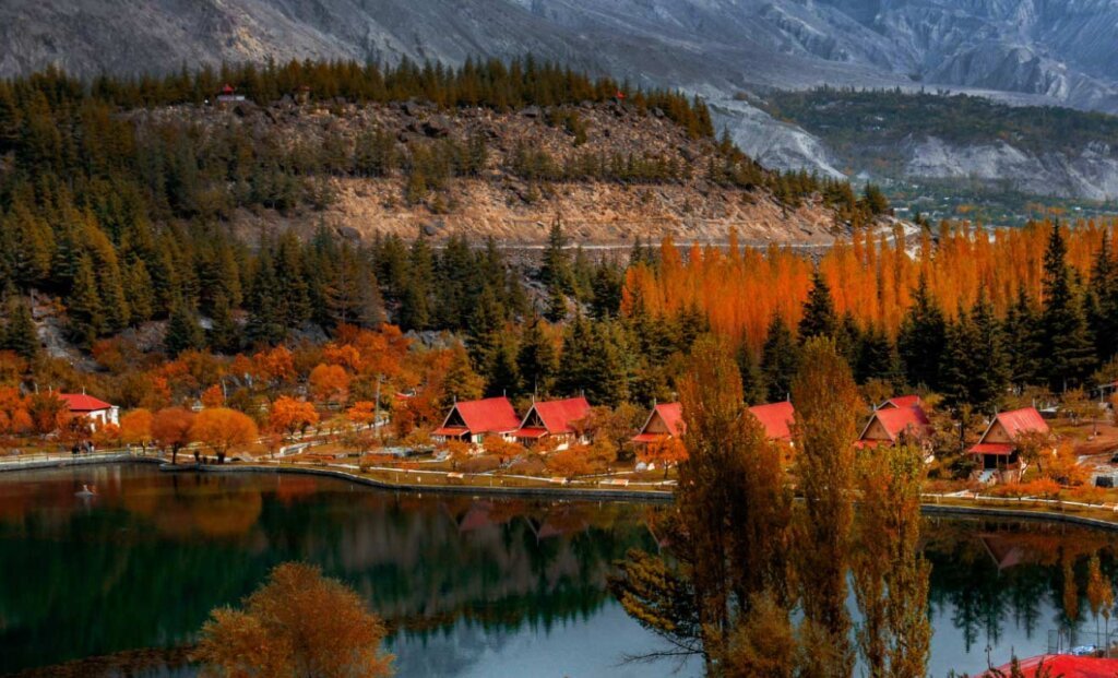 Upper Kachora Lake Skardu in Autumn